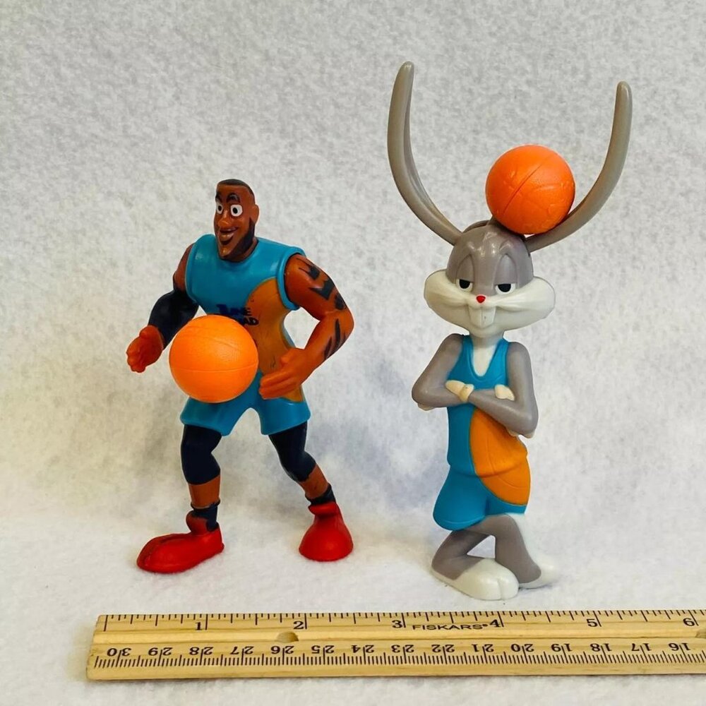 Space Jam McDonald's Toys Lebron Bugs Bunny Basketball